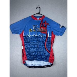 Primal Cycling Jersey Mens Large‎ Tour For Children Ride Away Liver Kidney